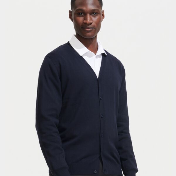 SOL'S Golden Cotton Acrylic V Neck Cardigan Thumbnail