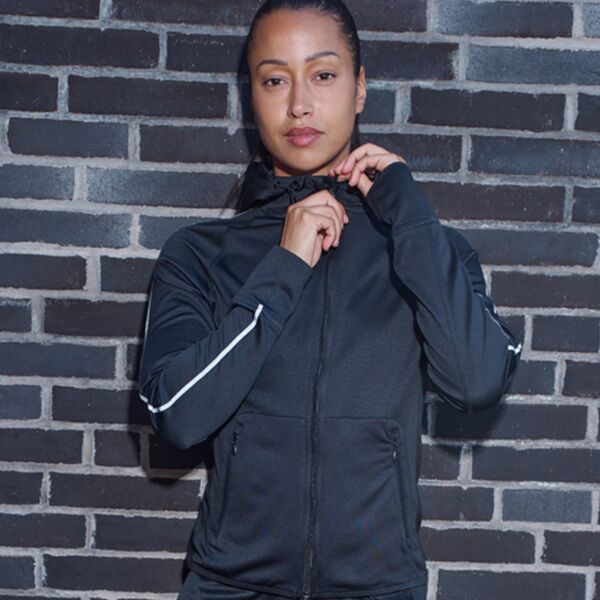Tombo Ladies Lightweight Running Hoodie Thumbnail