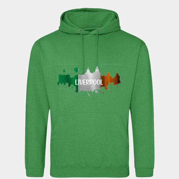 Irish Liverpool Sky Line Hoodie Thumbnail