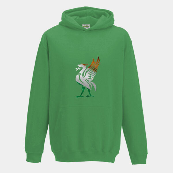 Irish Liver Bird Kids Hoodie Thumbnail