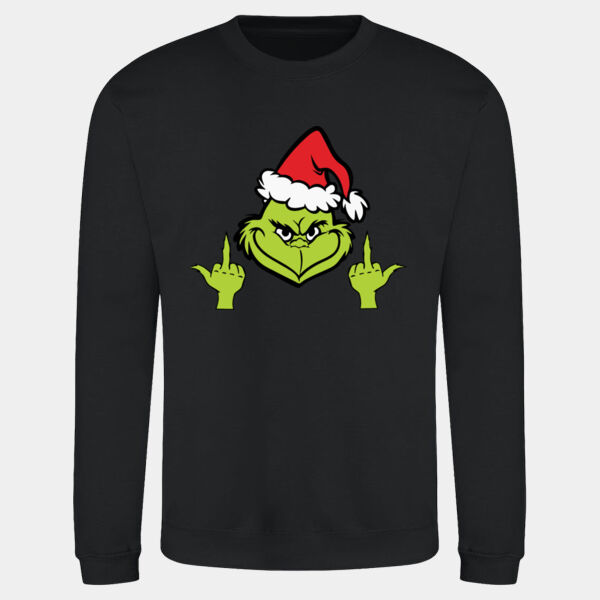 Grinch Middle Finger Jumper Thumbnail