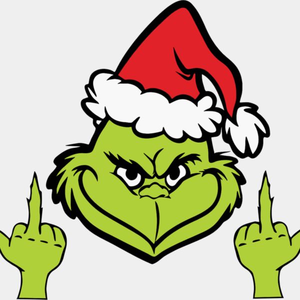 grinch middle finger png Thumbnail